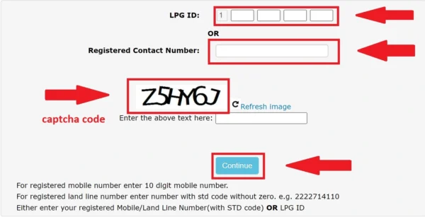 login id with lpg id