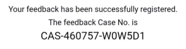 your feedback submitted hp gas booking cancel