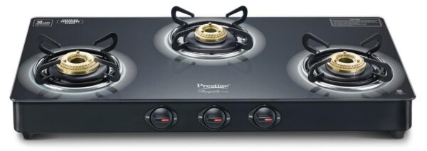 Prestige royale plus Schott glass 3 burner gas stove