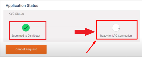 Indane New gas connection Application Status