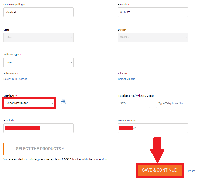 kyc full details indane new gas